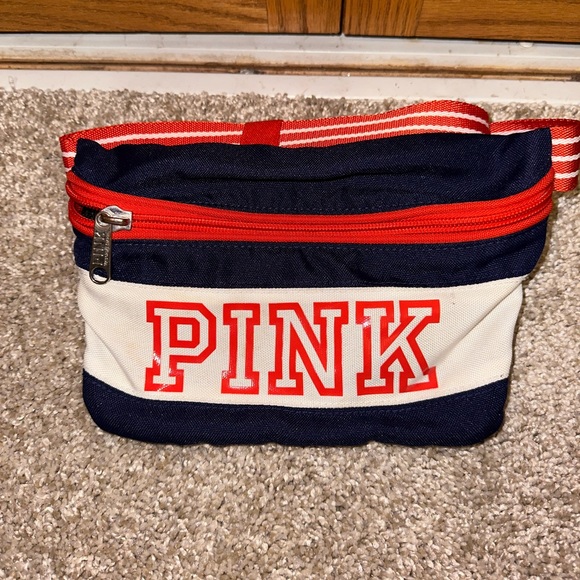 PINK Victoria's Secret Handbags - PINK Red White & Blue Fanny Pack